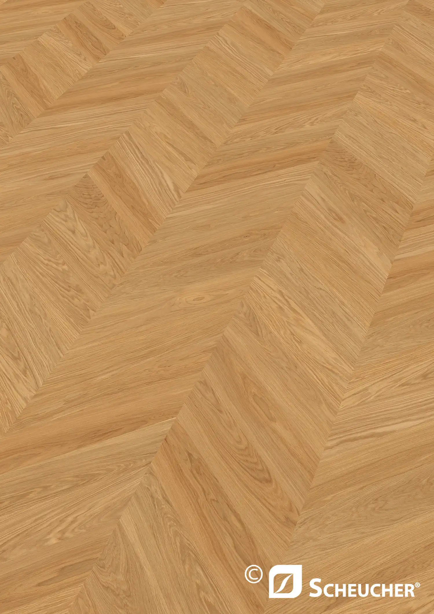 Scheucher Parkett Französisch Fischgrät 45 Grad Multiflor74045°.11A Eiche Natur Natura Geschliffen Tenseo X Matt