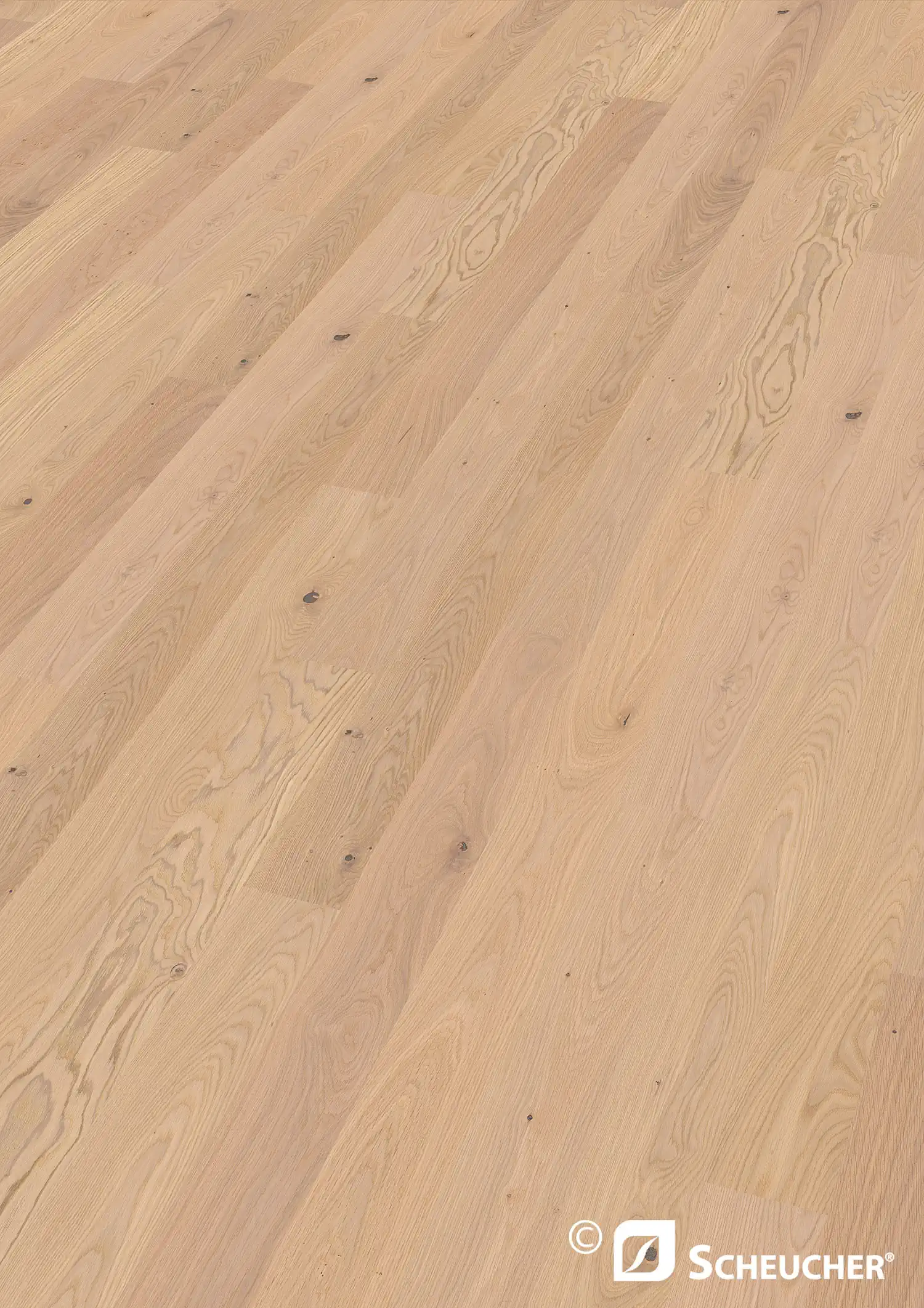 Scheucher Parkett Landhausdiele Multiflor1800.11 Eiche Astig Bianca Valetta Purotec
