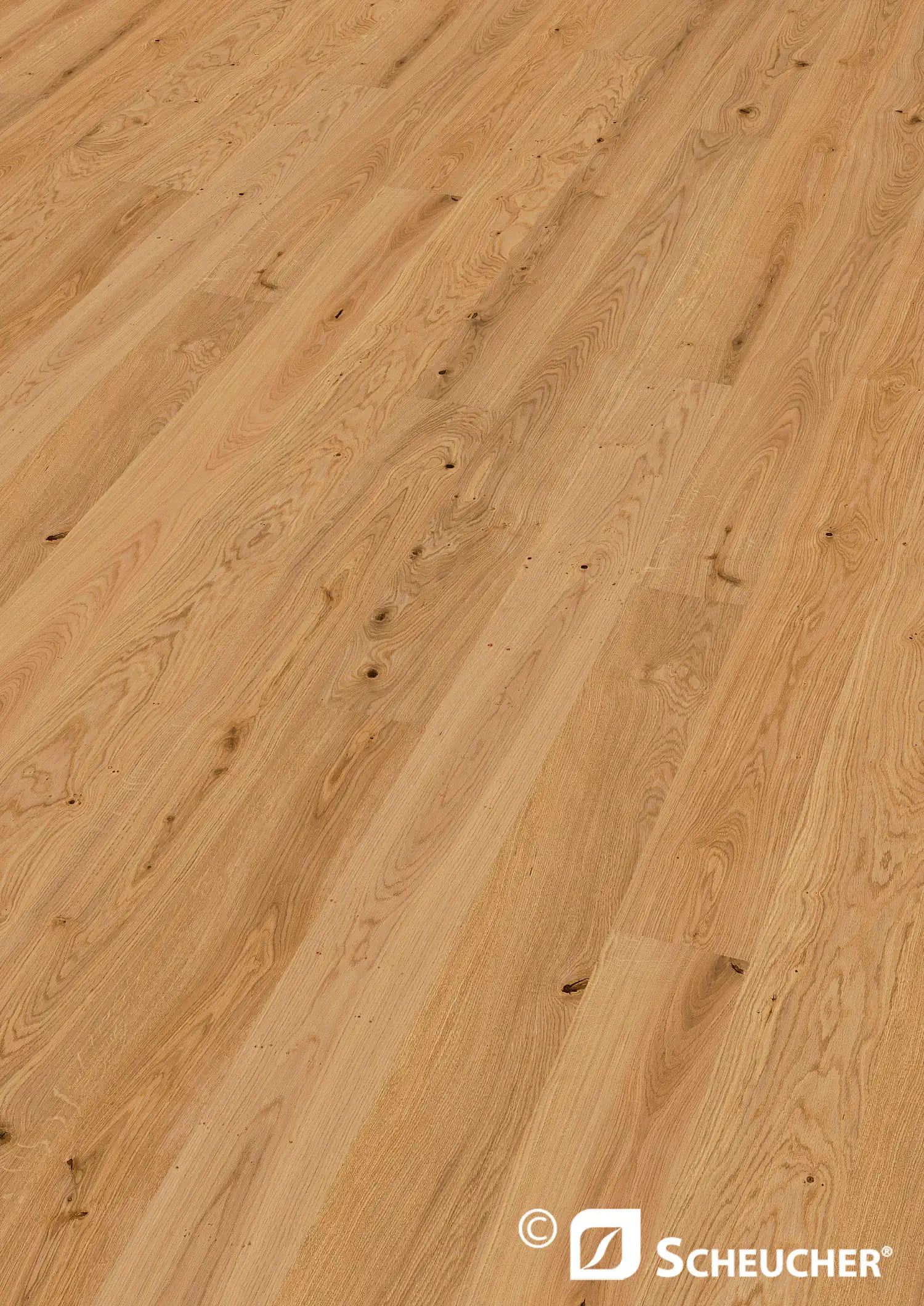 Scheucher Parkett Landhausdiele Woodflor182 Eiche Astig Naturale Valetta Purotec