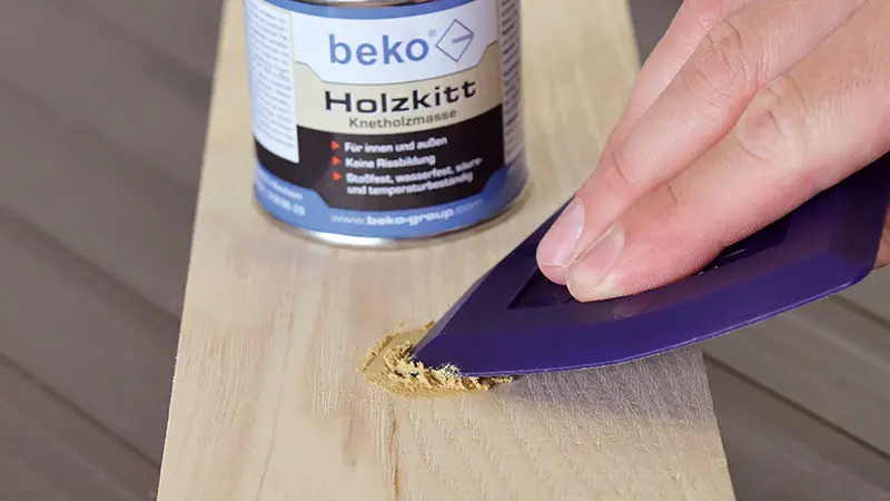 Beko Holzkitt Knetholzmasse Eiche hell 110 g – Bild 3