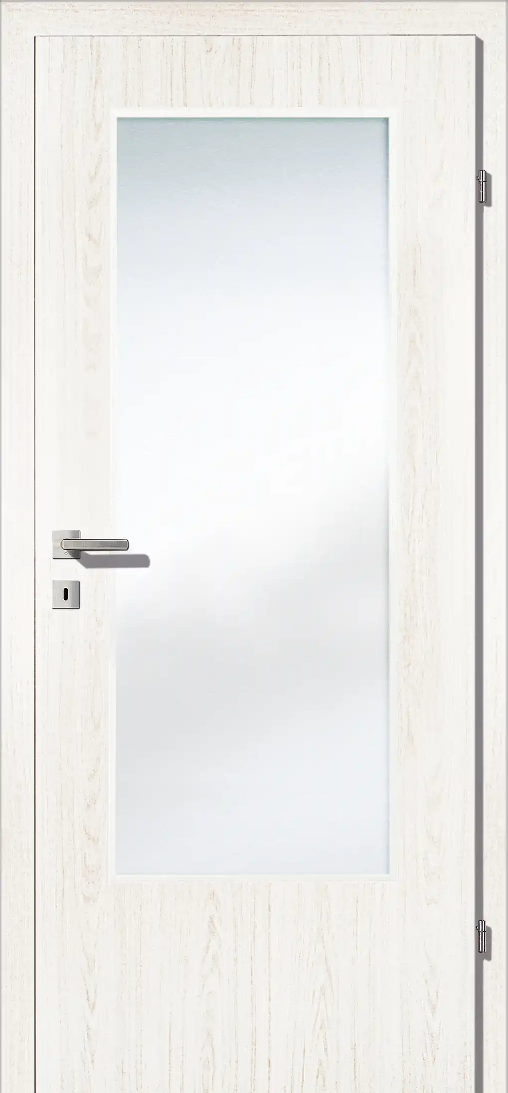 Kunex CPL Laminattüre Esche Weiss deckend längs Holznachbildung – Bild 6