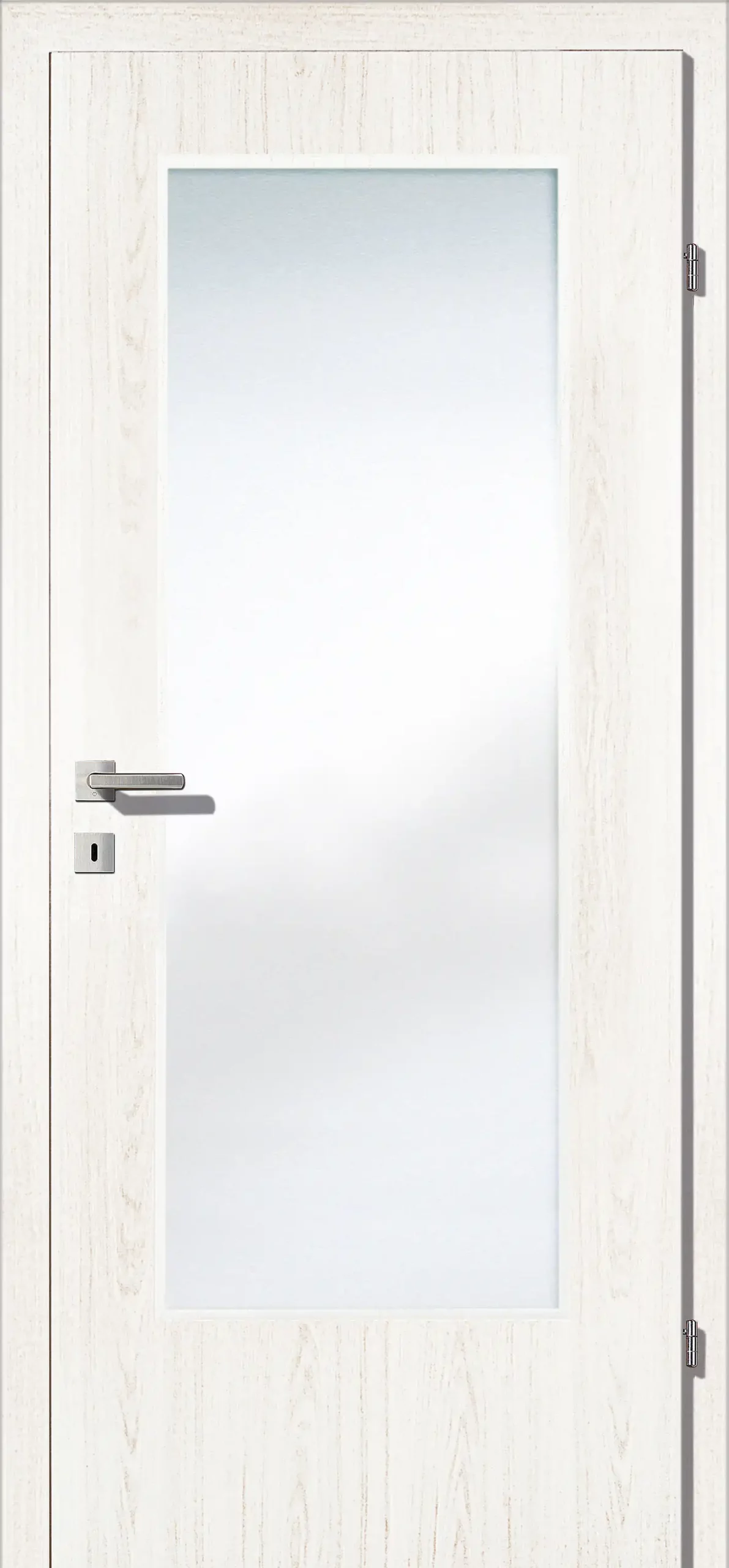 Kunex CPL Laminattüre Esche Weiss deckend längs Holznachbildung – Bild 5