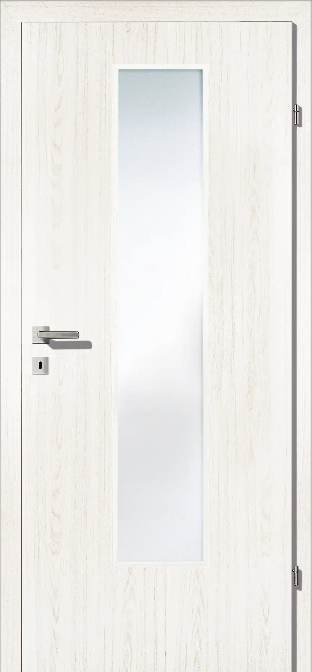 Kunex CPL Laminattüre Esche Weiss deckend längs Holznachbildung – Bild 4