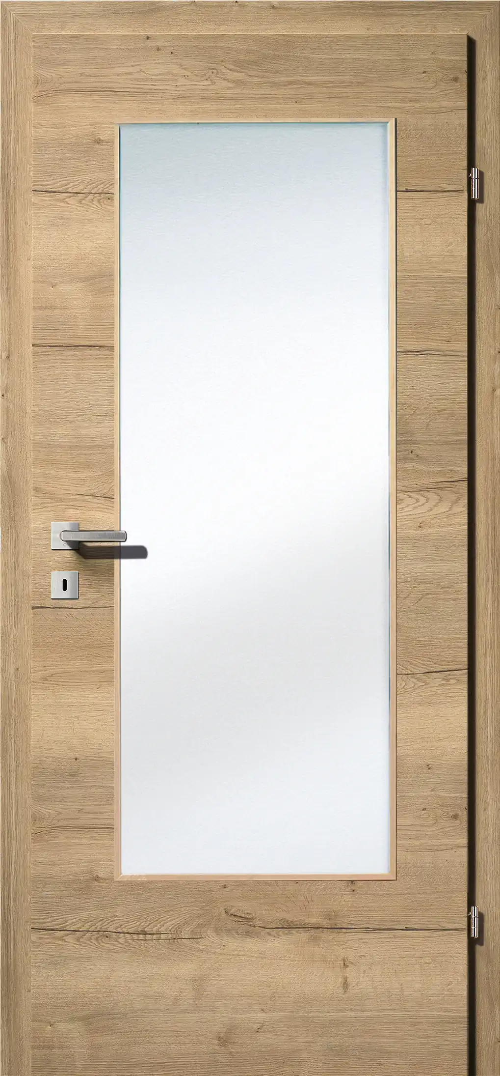 Kunex CPL Laminattüre Ripped Eiche quer Holznachbildung – Bild 22