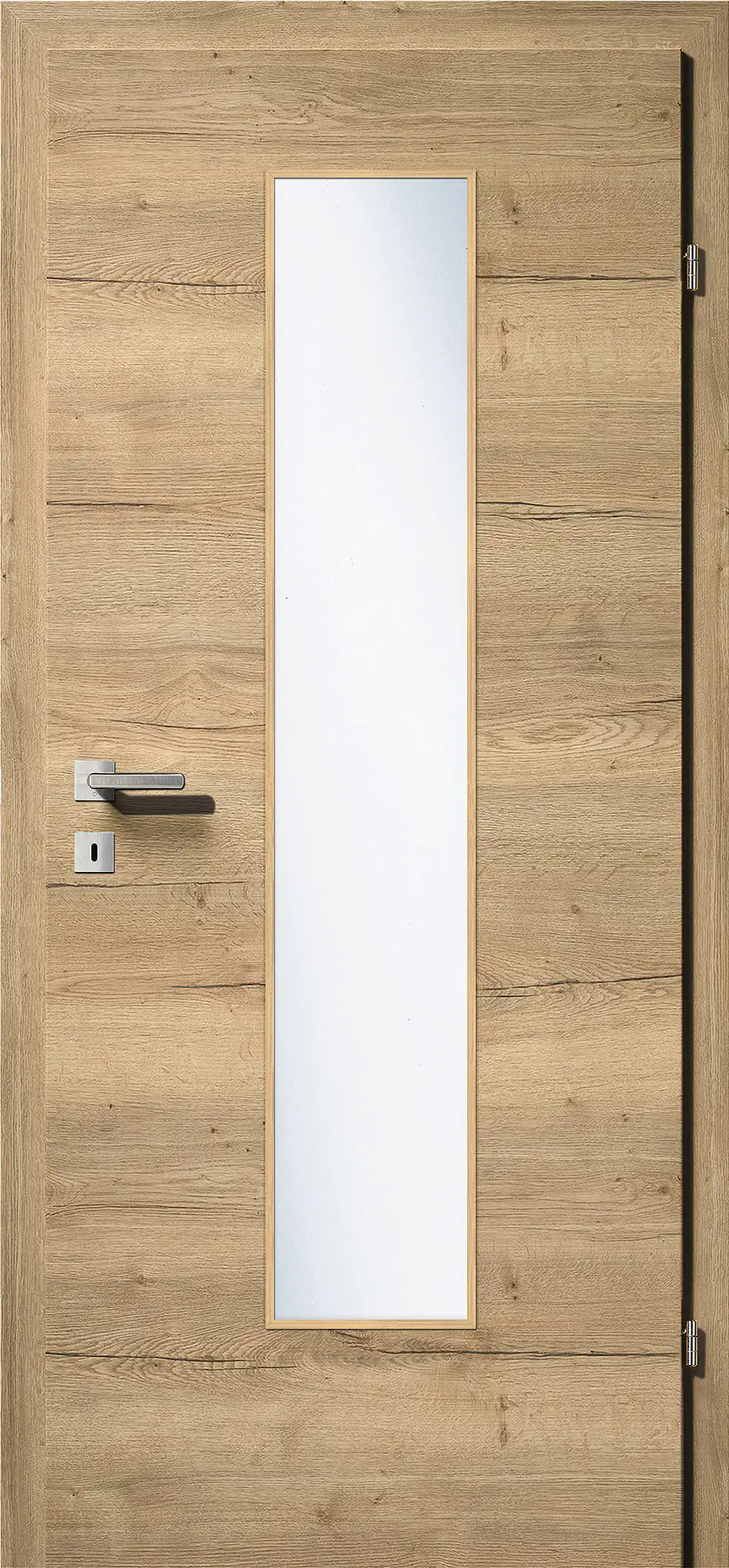Kunex CPL Laminattüre Ripped Eiche quer Holznachbildung – Bild 21