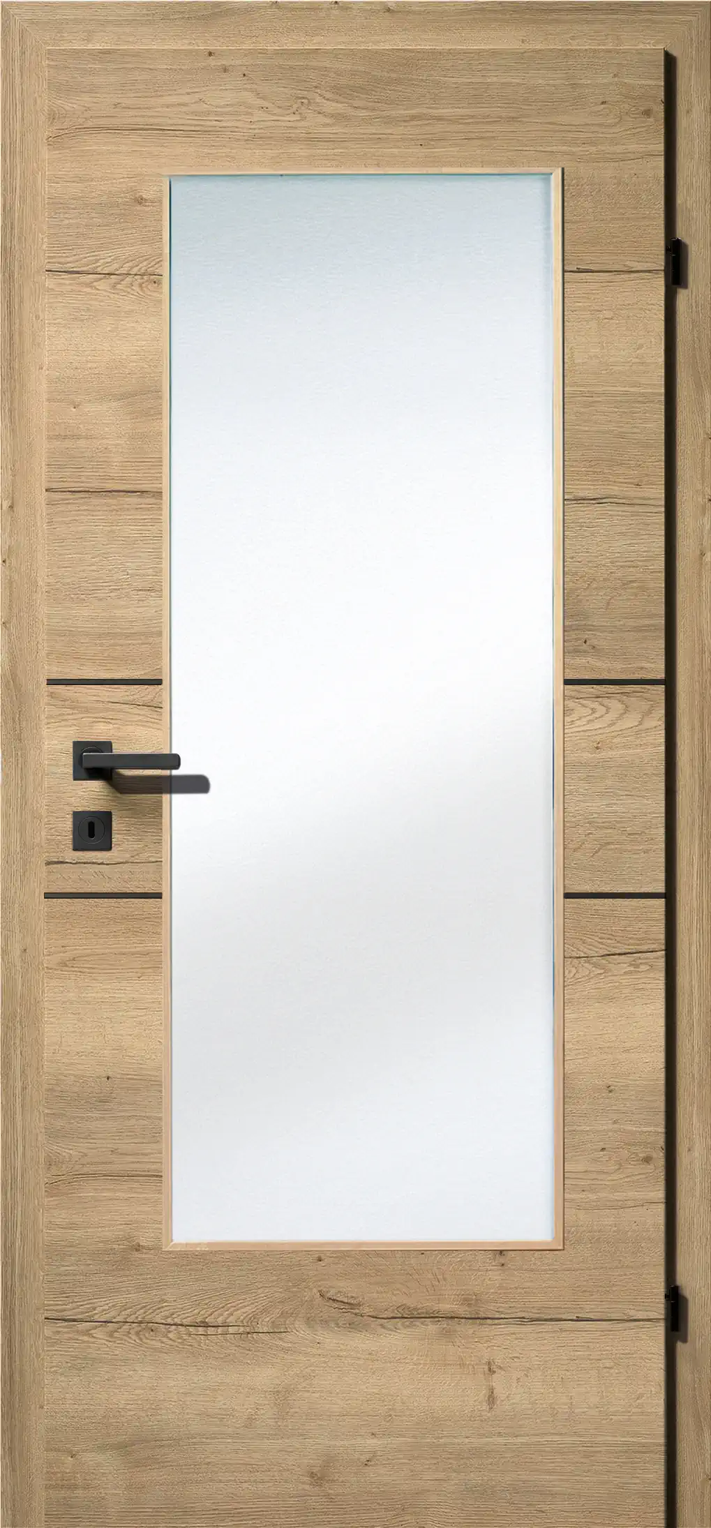 Kunex CPL Laminattüre Ripped Eiche quer Holznachbildung – Bild 13