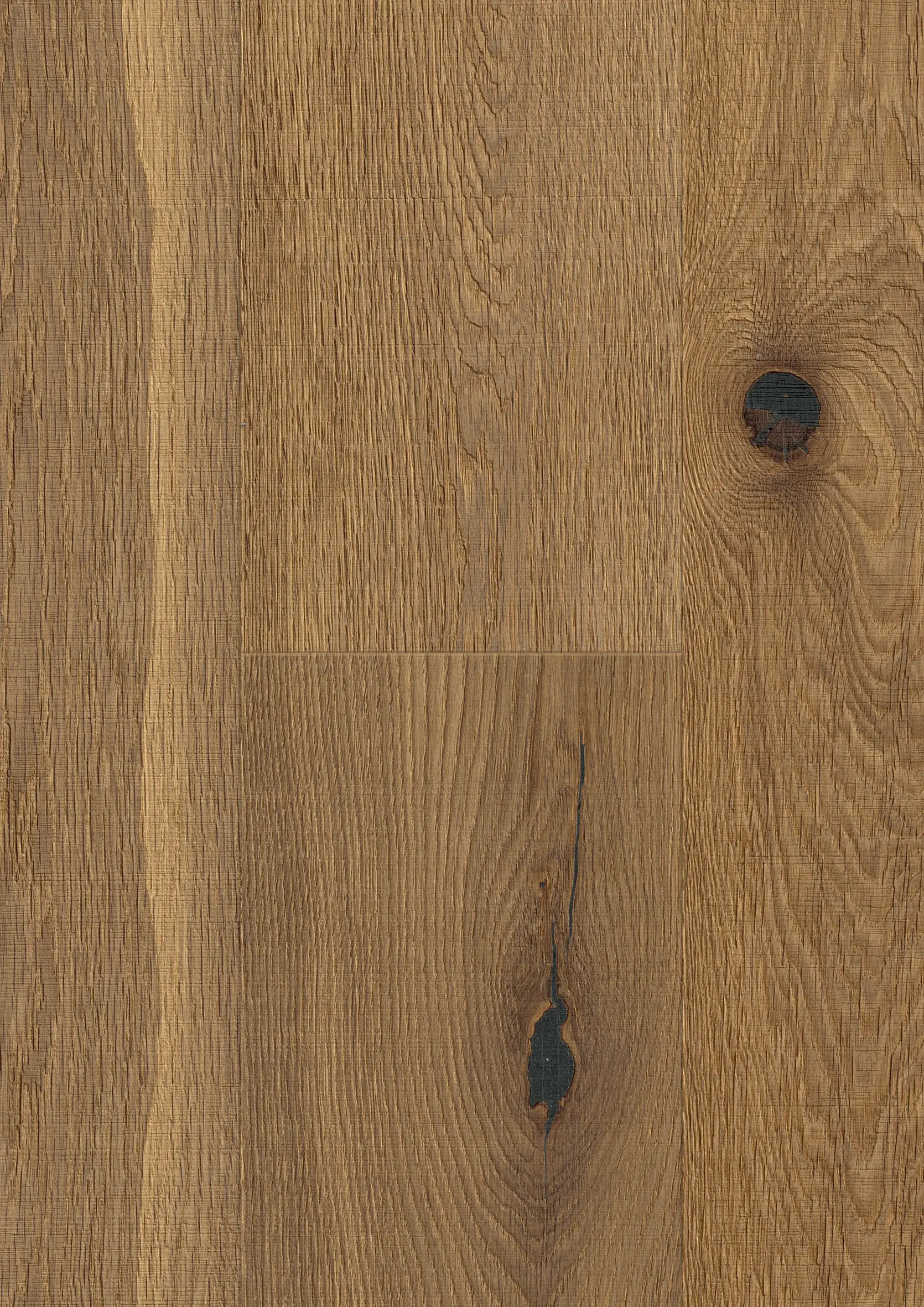 Admonter Parkett Landhausdiele Eiche Lapis rustic, gebürstet, gefast, geölt 2400 mm