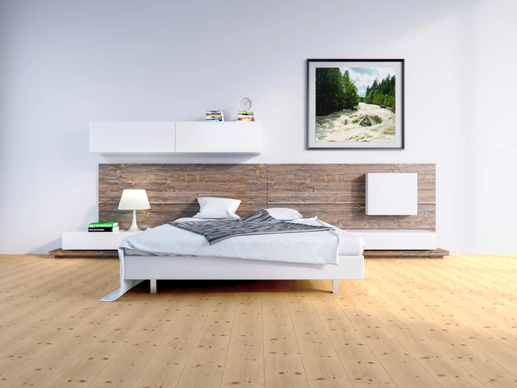 Admonter Parkett Landhausdiele Zirbe weiß basic, gebürstet, gefast, geölt 2400 mm – Bild 3