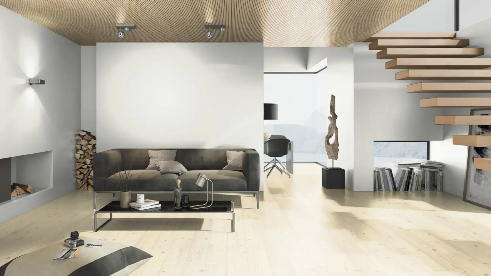 Admonter Parkett Landhausdiele Fichte Natura basic, gebürstet, gefast, geölt 2000 mm – Bild 3